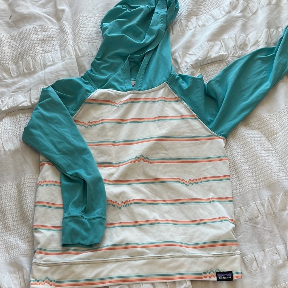Patagonia kids hoodie sun shirt